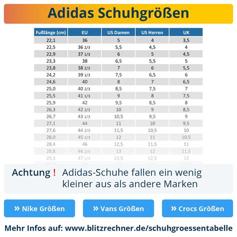 adidas größentabelle schuhe us eu|adidas umrechner größen.